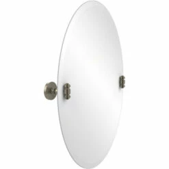 Southbeach Collection Frameless Round Tilt Mirror With Beveled Edge By Allied Brass -Allied Brass Shop ai sb91 pew s3