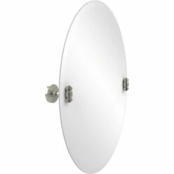 Southbeach Collection Frameless Round Tilt Mirror With Beveled Edge By Allied Brass -Allied Brass Shop ai sb91 pni s3