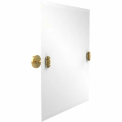 Southbeach Collection Frameless Rectangular Tilt Mirror With Beveled Edge By Allied Brass -Allied Brass Shop ai sb92 pb s3