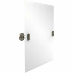 Southbeach Collection Frameless Rectangular Tilt Mirror With Beveled Edge By Allied Brass -Allied Brass Shop ai sb92 pew s3