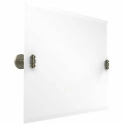 Southbeach Collection Frameless Rectangular Tilt Mirror With Beveled Edge By Allied Brass -Allied Brass Shop ai sb93 pew s3