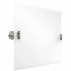 Southbeach Collection Frameless Rectangular Tilt Mirror With Beveled Edge By Allied Brass -Allied Brass Shop ai sb93 pni s3