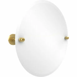 Frameless Round Tilt Mirror With Beveled Edge By Allied Brass -Allied Brass Shop ai ta90 pb s3