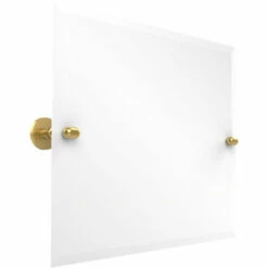 Frameless Rectangular Tilt Mirror With Beveled Edge By Allied Brass -Allied Brass Shop ai ta93 pb s3