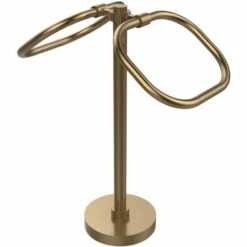 Allied Brass Vanity Top Collection Two Ring Oval Guest Towel Holder -Allied Brass Shop ai tb20 bbr s3
