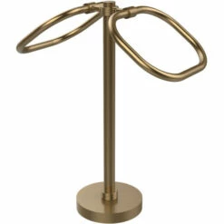 Allied Brass Vanity Top Collection Two Ring Oval Guest Towel Holder -Allied Brass Shop ai tb20g bbr s3
