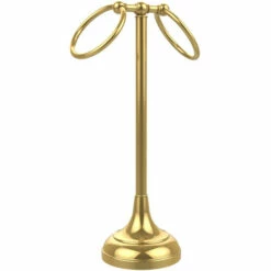 Allied Brass Vanity Top Collection Two Ring Guest Towel Holder -Allied Brass Shop ai tr12 pb s3