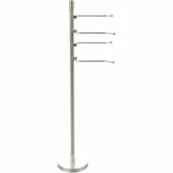 Floor Standing 49 Inch Towel Holder With 4 Pivoting Swing Arms By Allied Brass -Allied Brass Shop ai tr84 pni s3