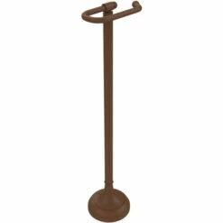 Allied Brass Free Standing Toilet Tissue 26'' High Free Standing Toilet Tissue Holder