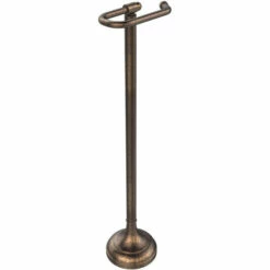 Allied Brass Free Standing Toilet Tissue 26'' High Free Standing Toilet Tissue Holder -Allied Brass Shop ai ts28 vb s3