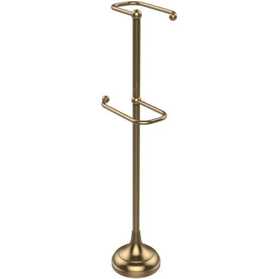 Free Standing Two Roll Toilet Tissue Stand By Allied Brass 2 Free Standing Two Roll Toilet Tissue Stand By Allied Brass - Image 2