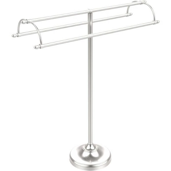 Free Standing Double Arm Towel Holder With Pedestal Base By Allied Brass 11 Free Standing Double Arm Towel Holder With Pedestal Base By Allied Brass - Image 11