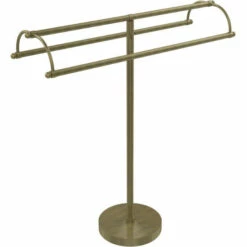 Free Standing Double Arm Towel Holder By Allied Brass -Allied Brass Shop ai ts31 abr s3
