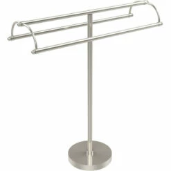 Free Standing Double Arm Towel Holder By Allied Brass -Allied Brass Shop ai ts31 pni s3