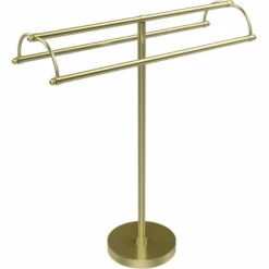 Free Standing Double Arm Towel Holder By Allied Brass -Allied Brass Shop ai ts31 sbr s3