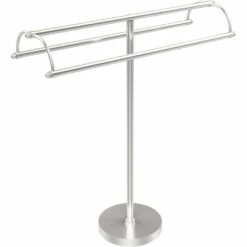 Free Standing Double Arm Towel Holder By Allied Brass -Allied Brass Shop ai ts31 sch s3