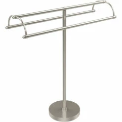 Free Standing Double Arm Towel Holder By Allied Brass -Allied Brass Shop ai ts31 sn s3