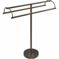 Free Standing Double Arm Towel Holder By Allied Brass -Allied Brass Shop ai ts31 vb s3