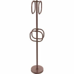 Towel Stand With 4 Integrated Towel Rings By Allied Brass -Allied Brass Shop ai ts40 ca s3