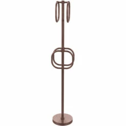 Towel Stand With 4 Integrated Towel Rings By Allied Brass -Allied Brass Shop ai ts40g ca s3