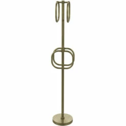Towel Stand With 4 Integrated Towel Rings By Allied Brass -Allied Brass Shop ai ts40t abr s3