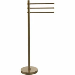 Towel Stand With 3 Pivoting 12 Inch Arms By Allied Brass 27 Towel Stand With 3 Pivoting 12 Inch Arms By Allied Brass -Allied Brass Shop ai ts45 bbr s3