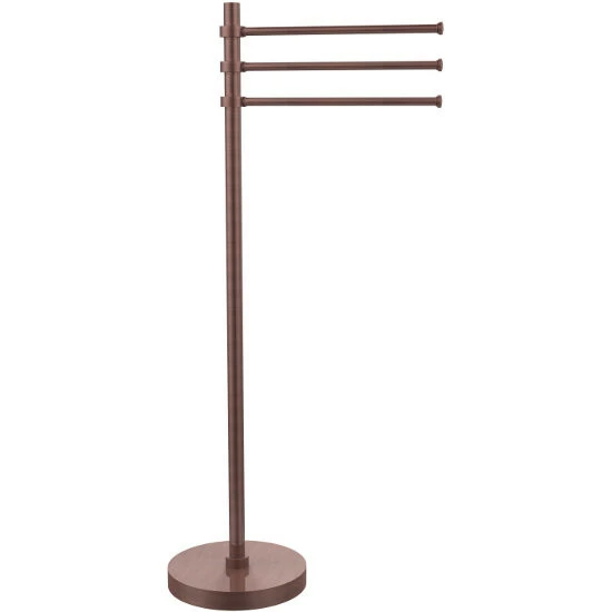 Towel Stand With 3 Pivoting 12 Inch Arms By Allied Brass 16 Towel Stand With 3 Pivoting 12 Inch Arms By Allied Brass - Image 16