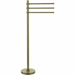 Towel Stand With 3 Pivoting 12 Inch Arms By Allied Brass