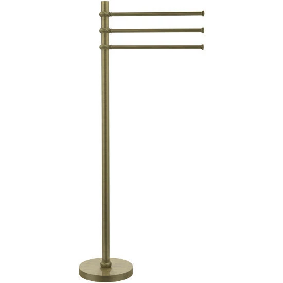 Towel Stand With 3 Pivoting 12 Inch Arms By Allied Brass 3 Towel Stand With 3 Pivoting 12 Inch Arms By Allied Brass - Image 3