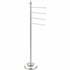 Floor Standing 4 Pivoting Swing Arm Towel Holder By Allied Brass 24 Floor Standing 4 Pivoting Swing Arm Towel Holder By Allied Brass -Allied Brass Shop ai ts4l sch s3