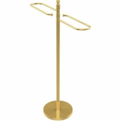 Contemporary Free Standing Floor Bath Towel Valet By Allied Brass 20 Contemporary Free Standing Floor Bath Towel Valet By Allied Brass -Allied Brass Shop ai ts8 pb s3