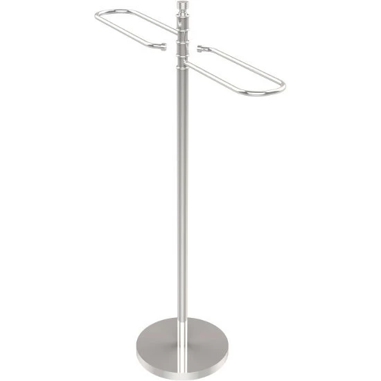 Contemporary Free Standing Floor Bath Towel Valet By Allied Brass 7 Contemporary Free Standing Floor Bath Towel Valet By Allied Brass - Image 7