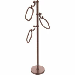 Towel Stand With 9 Inch Oval Towel Rings By Allied Brass -Allied Brass Shop ai ts83 ca s3