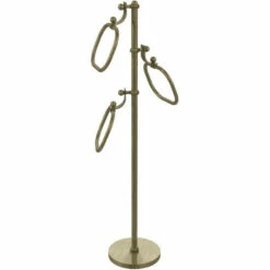 Towel Stand With 9 Inch Oval Towel Rings By Allied Brass -Allied Brass Shop ai ts83t abr s3