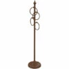 Floor Standing 4 Towel Ring Stand By Allied Brass