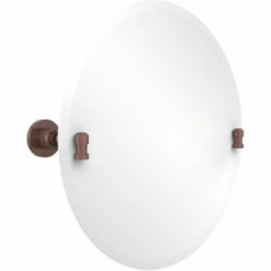 Washington Square Frameless Round Tilt Mirror With Beveled Edge By Allied Brass -Allied Brass Shop ai ws90 ca s3