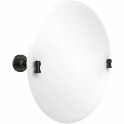 Washington Square Frameless Round Tilt Mirror With Beveled Edge By Allied Brass -Allied Brass Shop ai ws90 orb s3