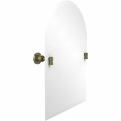Washington Square Frameless Arched Top Tilt Mirror With Beveled Edge By Allied Brass -Allied Brass Shop ai ws94 abr s3