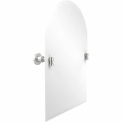 Washington Square Frameless Arched Top Tilt Mirror With Beveled Edge By Allied Brass -Allied Brass Shop ai ws94 sch s3