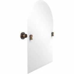 Washington Square Frameless Arched Top Tilt Mirror With Beveled Edge By Allied Brass -Allied Brass Shop ai ws94 vb s3