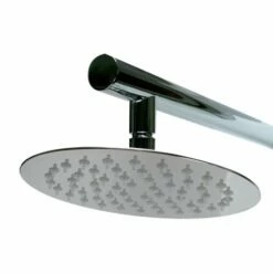 Alfi Brand Glass Shower Panel With 2 Body Sprays And Rain Shower Head In White Or Black -Allied Brass Shop alf absp50w 4 s3