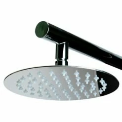 Alfi Brand Glass Shower Panel With 2 Body Sprays And Rain Shower Head In White Or Black -Allied Brass Shop alf absp55b 6 s3