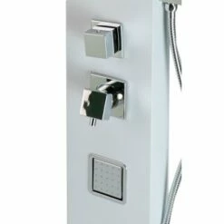 Alfi Brand Aluminum Shower Panel With 2 Body Sprays And Rain Shower Head In White Or Black 14 Alfi Brand Aluminum Shower Panel With 2 Body Sprays And Rain Shower Head In White Or Black -Allied Brass Shop alf absp60w 3 s3