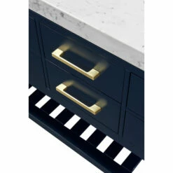 Ancerre Designs Elizabeth 48'' Wide Bath Vanity Available In Multiple Finishes With Vanity Top And White Undermount Basin -Allied Brass Shop anc vts elizabeth 48 hb cw gd 7 s3