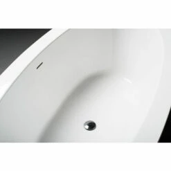 Aquatica PureScape™ Freestanding Oval Acrylic Bathtub In High Gloss White Only, 68-3/4" Wide -Allied Brass Shop aqu 627722000653 03 s3