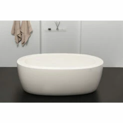Aquatica PureScape™ Freestanding Oval Acrylic Bathtub In High Gloss White Only, 68-3/4" Wide -Allied Brass Shop aqu 627722000653 05 s3
