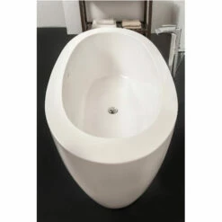 Aquatica PureScape™ Freestanding Oval Acrylic Bathtub In High Gloss White Only, 68-3/4" Wide -Allied Brass Shop aqu 627722000653 08 s3