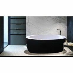 Aquatica PureScape™ Freestanding Oval Acrylic Bathtub In High Gloss White Only, 68-3/4" Wide -Allied Brass Shop aqu 627722003074 08 s3
