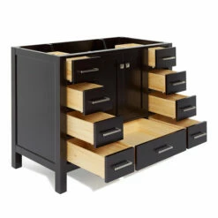 ARIEL Cambridge 42'' Single Sink Vanity Cabinet In Multiple Finishes, 42''W X 21-1/2''D X 33-1/2''H -Allied Brass Shop ari a043s bc esp noalternateimageview3 s3