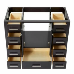 ARIEL Cambridge 42'' Single Sink Vanity Cabinet In Multiple Finishes, 42''W X 21-1/2''D X 33-1/2''H -Allied Brass Shop ari a043s bc esp noalternateimageview4 s3